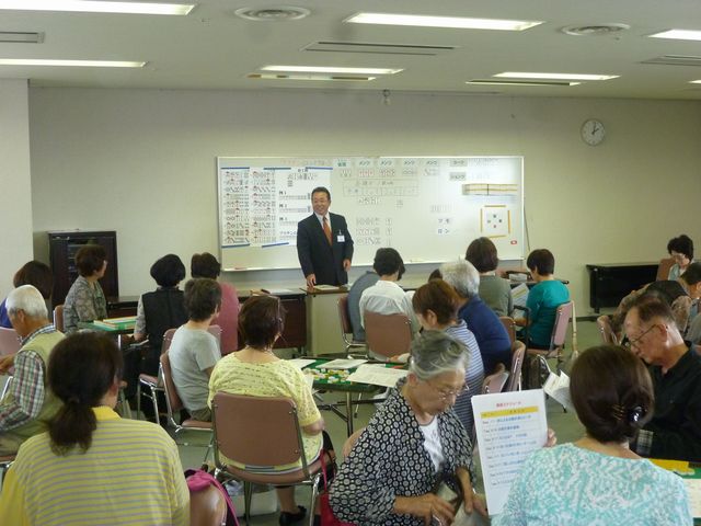 健康マージャン おおがき教室 入門講座の様子